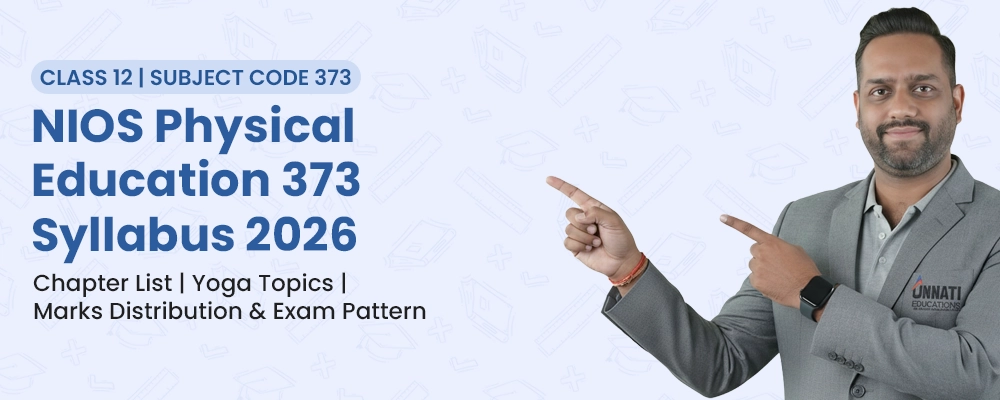 NIOS Physical Education 373 Syllabus Class 12 2026